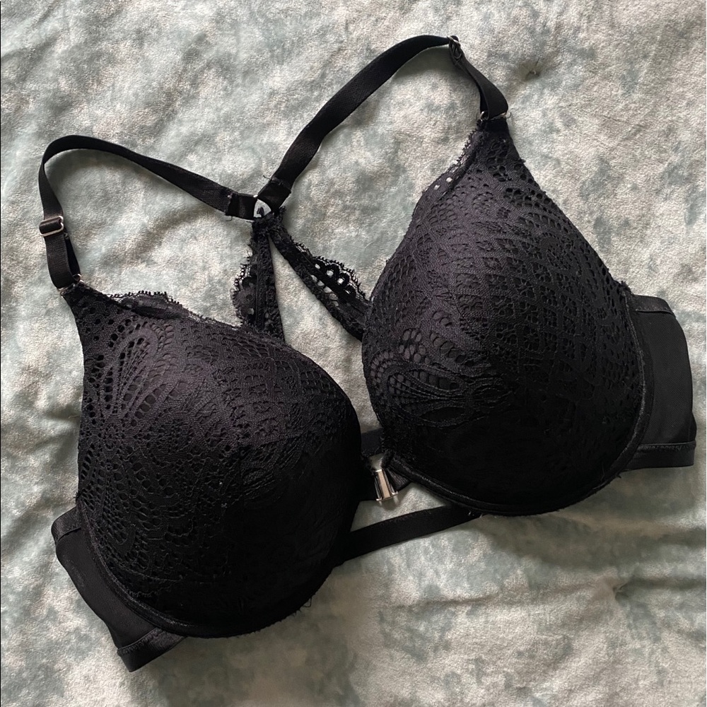Black Lace Push Up Bra